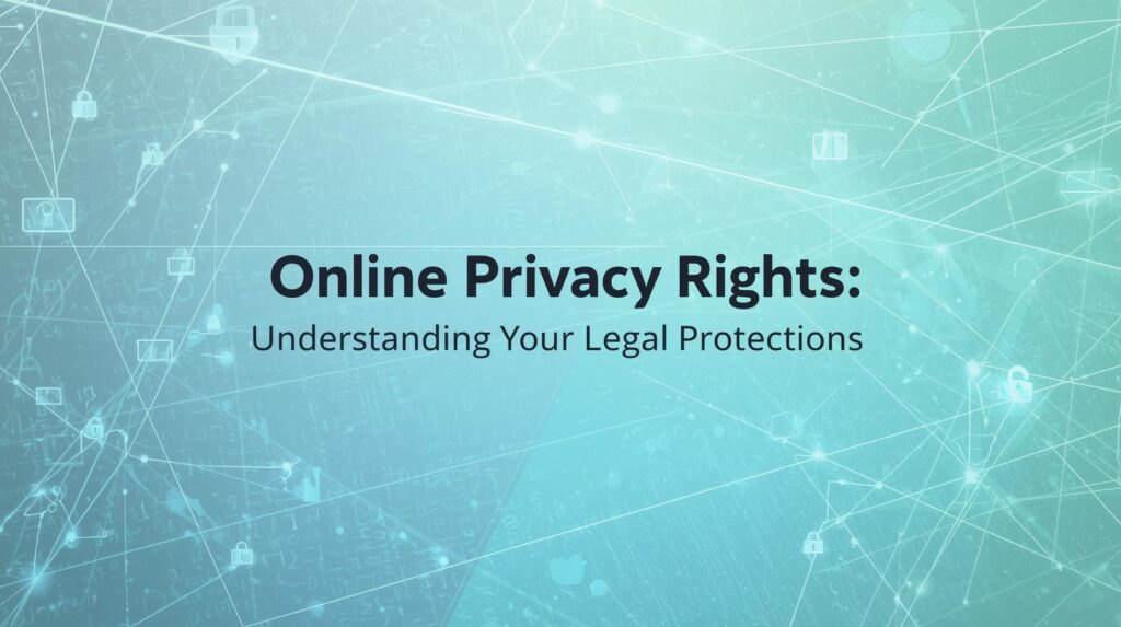 Online Privacy Rights: Understanding Your Legal Protections