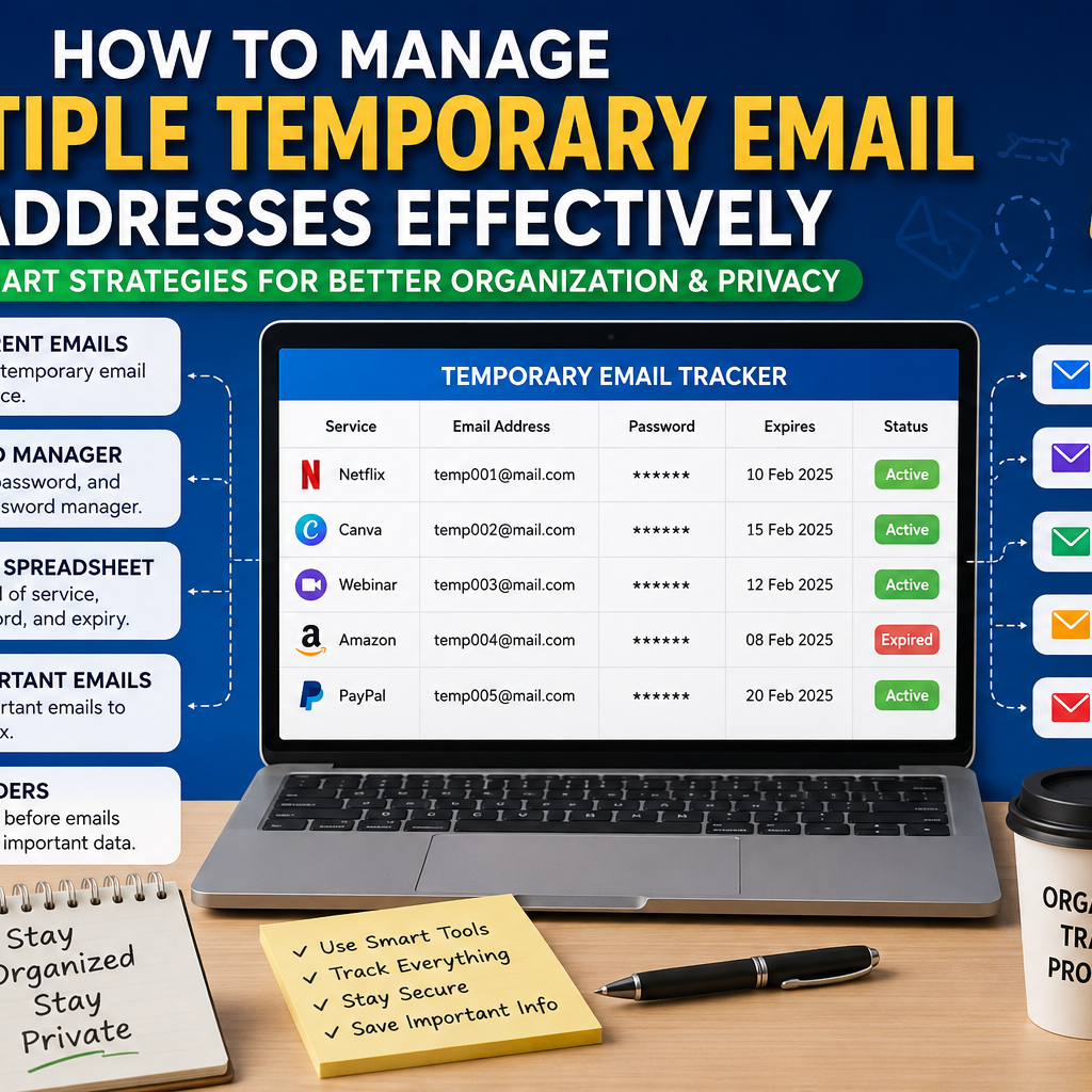 How to Manage Multiple Temporary Email Addresses Effectively